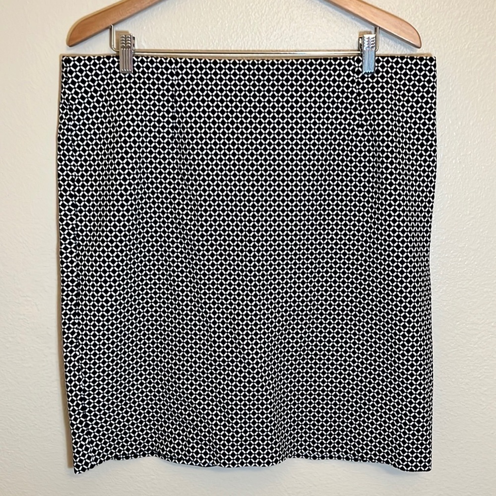 J. Jill Ponte Office Skirt Plus Size XL Tall